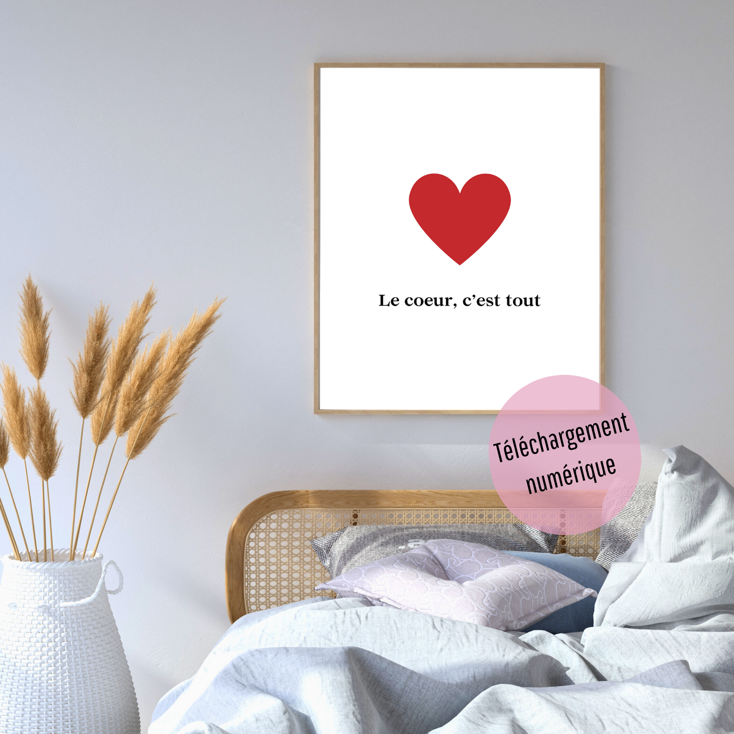 Affiche - Le coeur, c'est tout