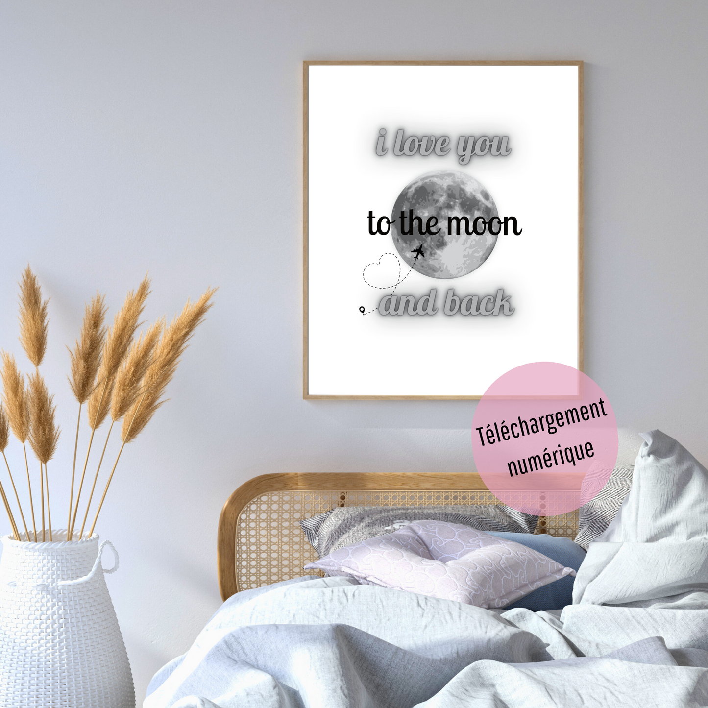 Affiche - Love you to the moon