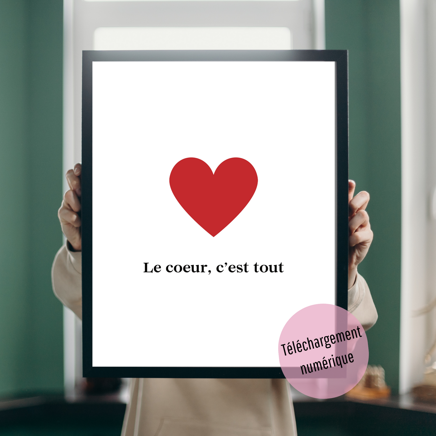 Affiche - Le coeur, c'est tout