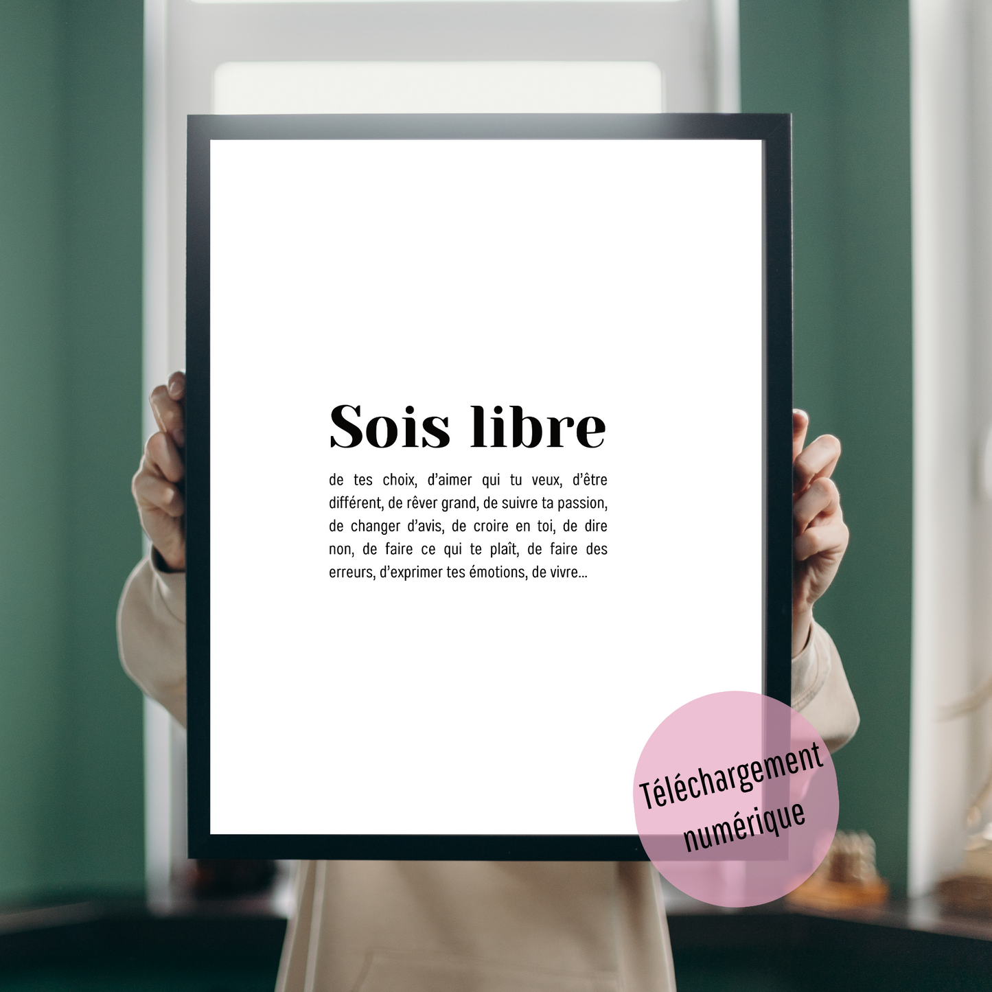 Affiche - Sois libre