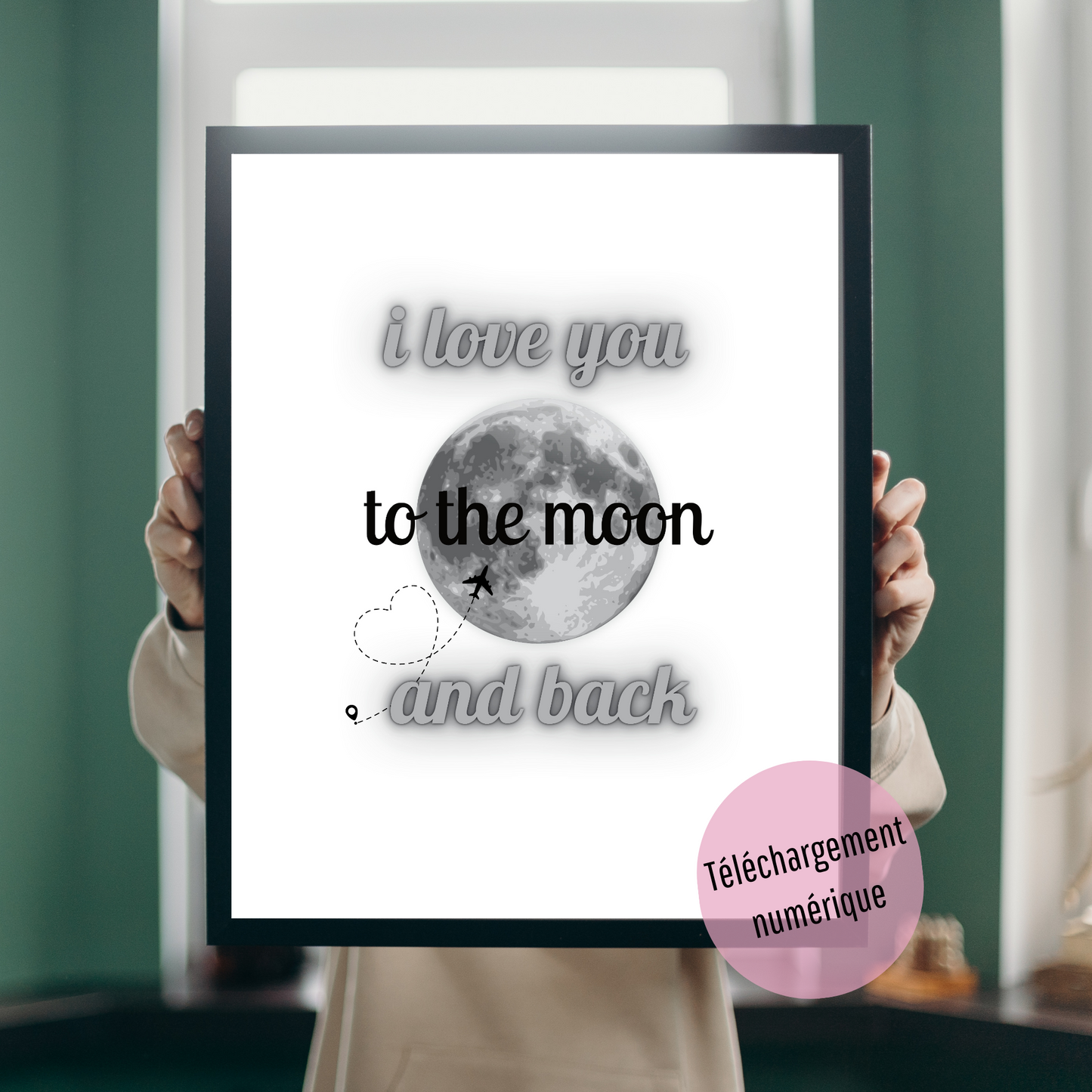 Affiche - Love you to the moon