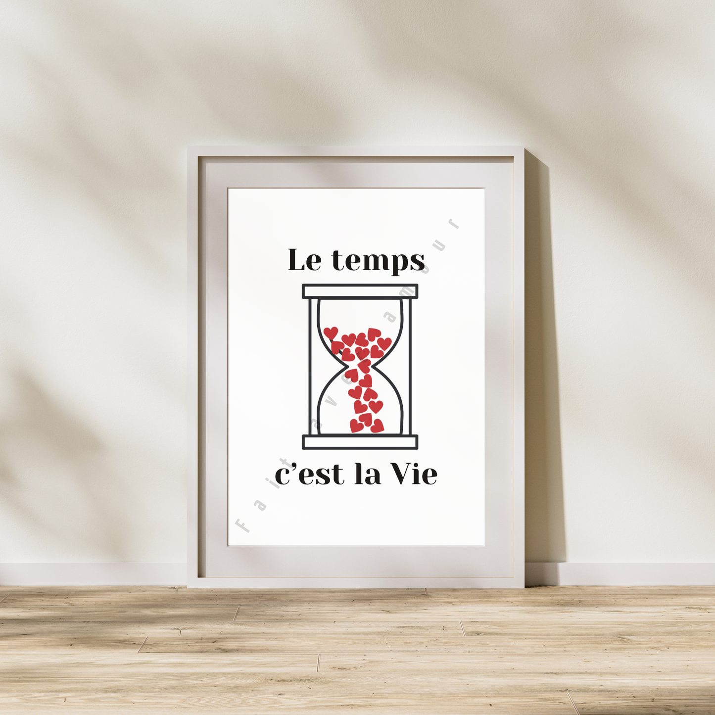 Affiche - Le temps c'est la vie
