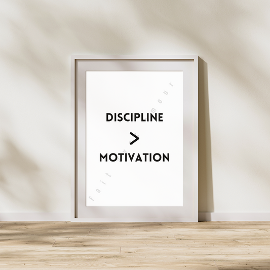 Affiche - Discipline > Motivation