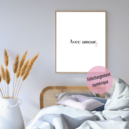 Affiche - Avec amour
