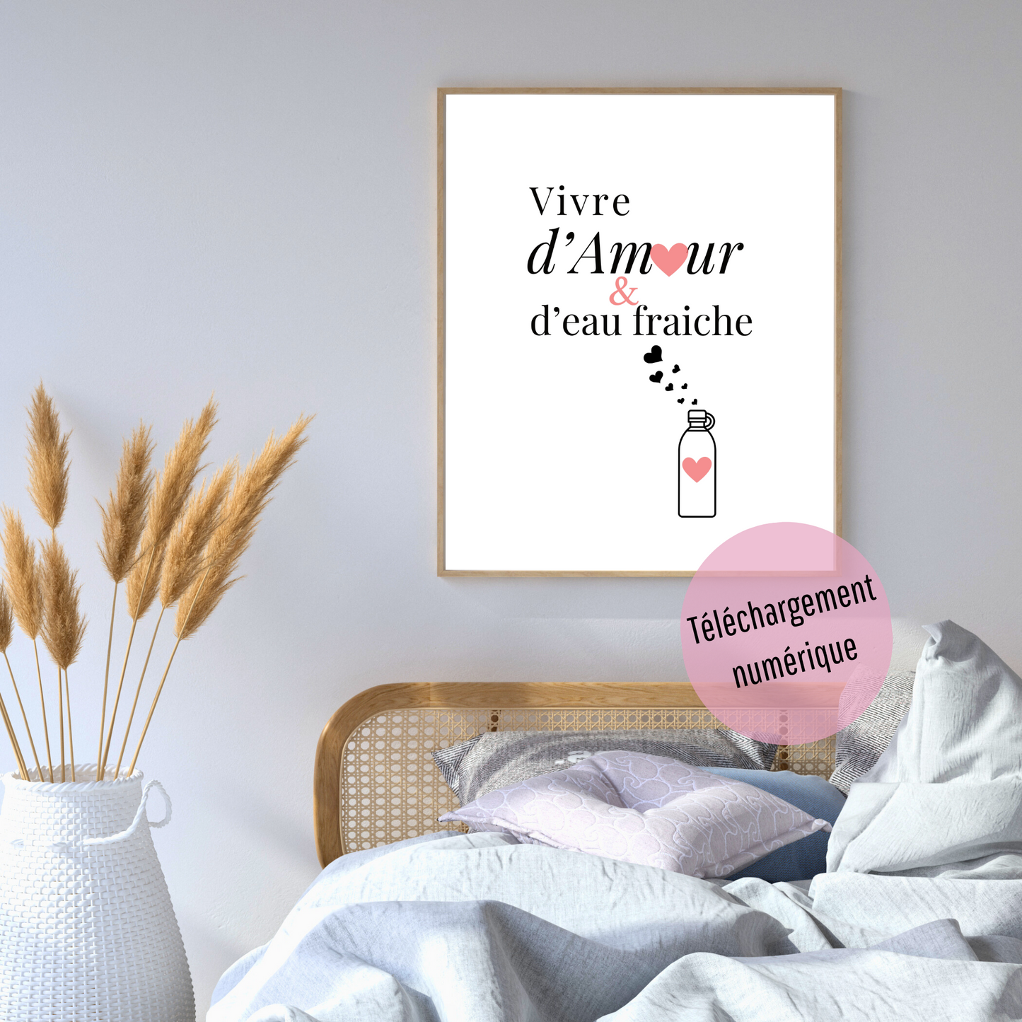 Affiche - Amour & eau fraîche