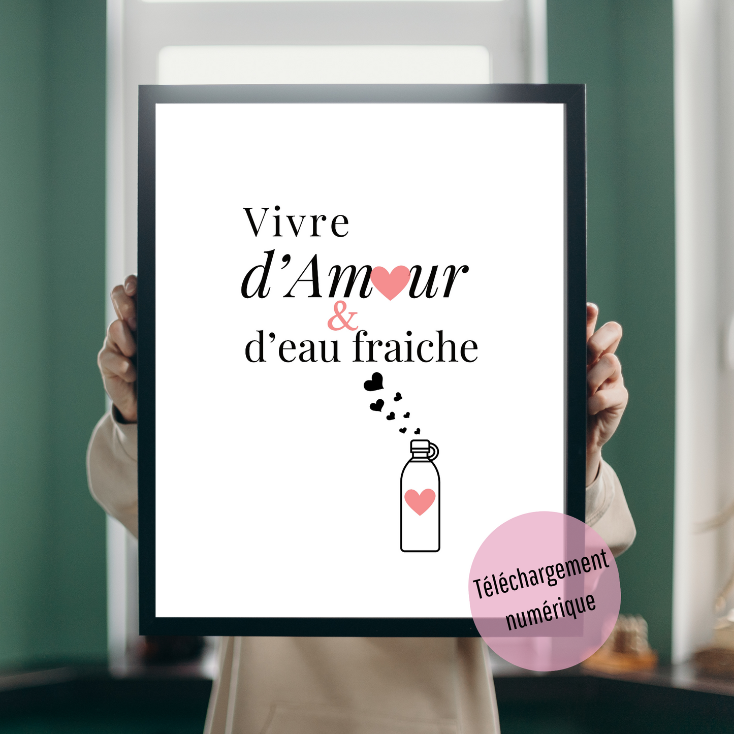 Affiche - Amour & eau fraîche