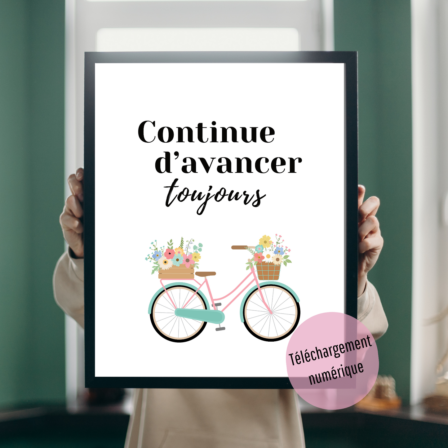 Affiche - Continue d'avancer