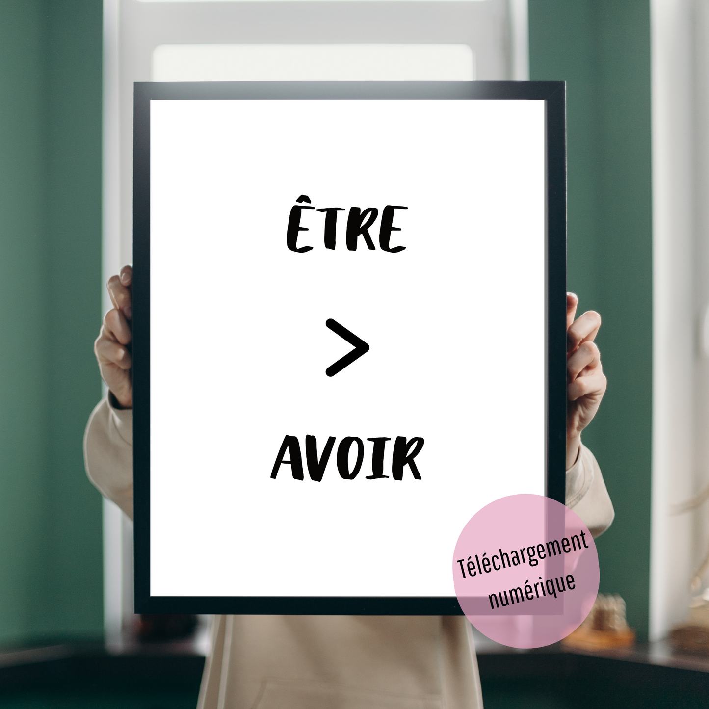 Affiche - Être > Avoir