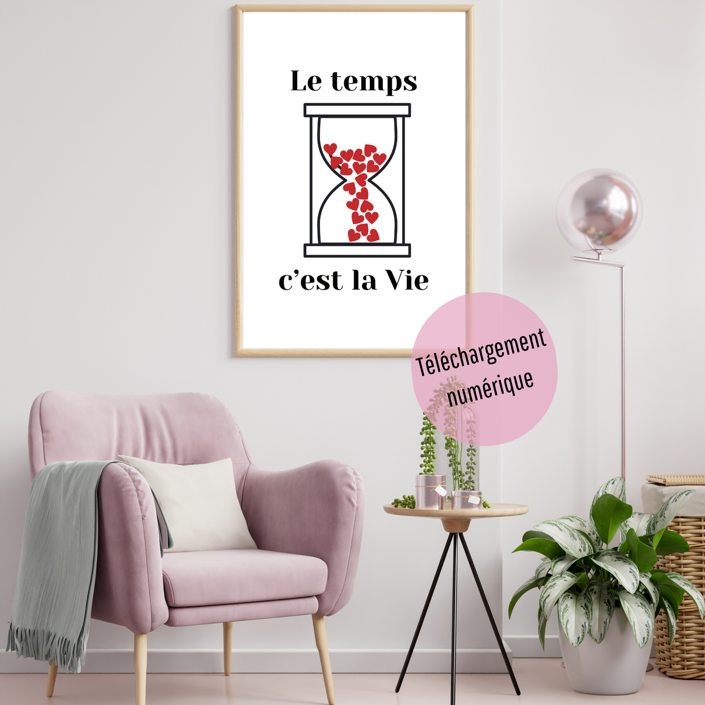 Affiche - Le temps c'est la vie