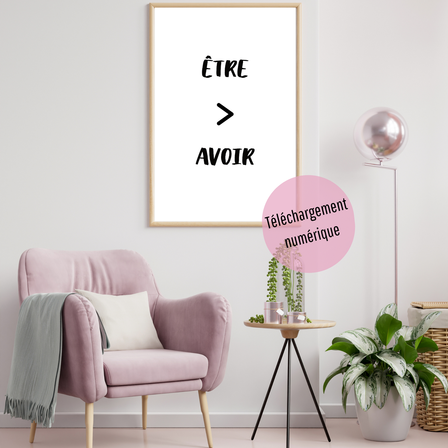 Affiche - Être > Avoir