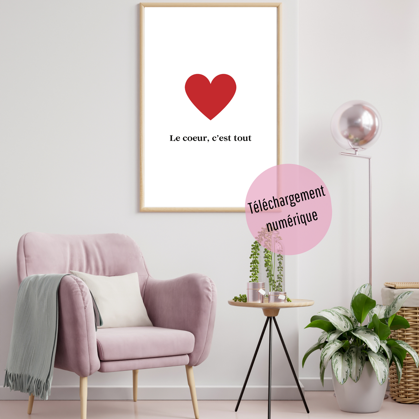 Affiche - Le coeur, c'est tout
