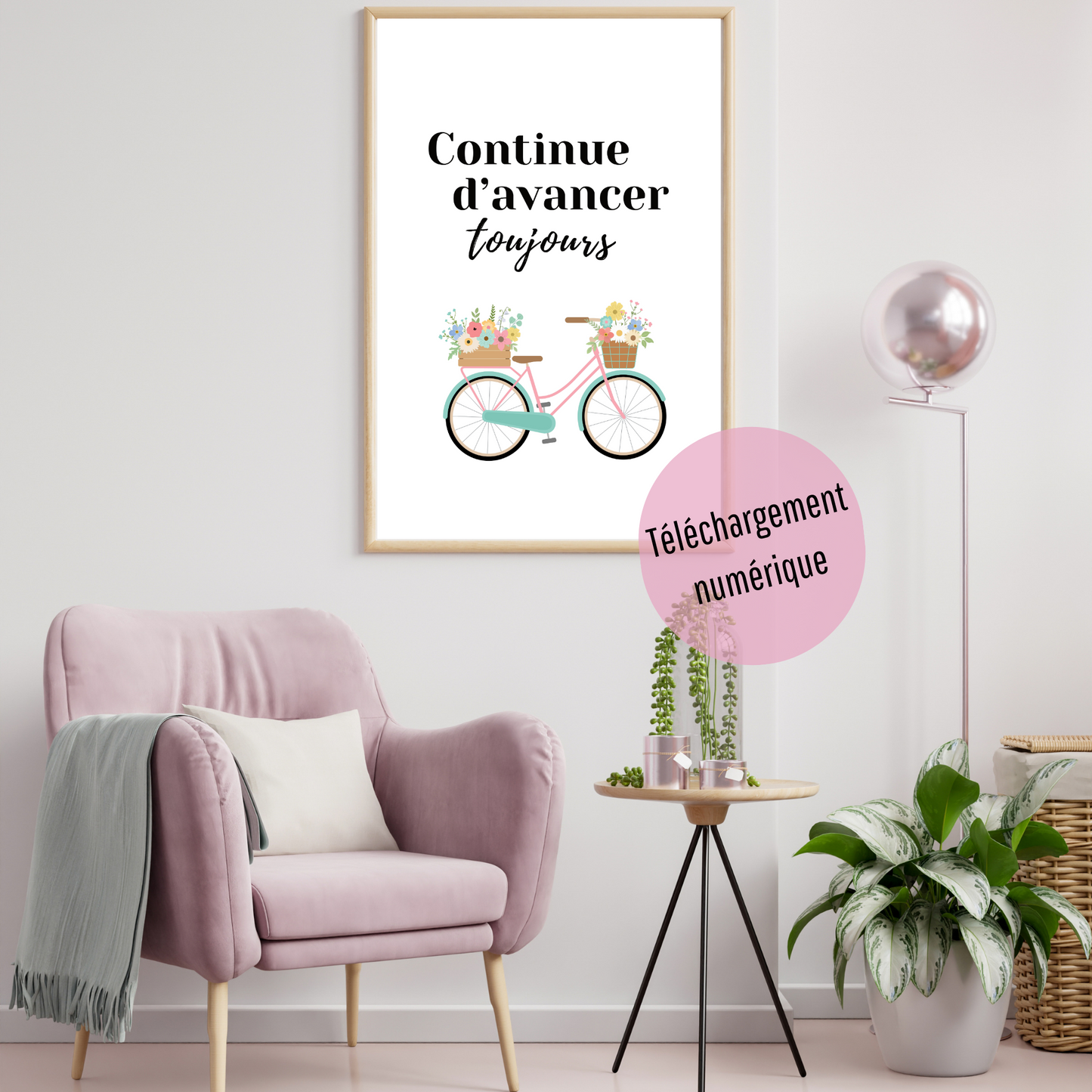 Affiche - Continue d'avancer