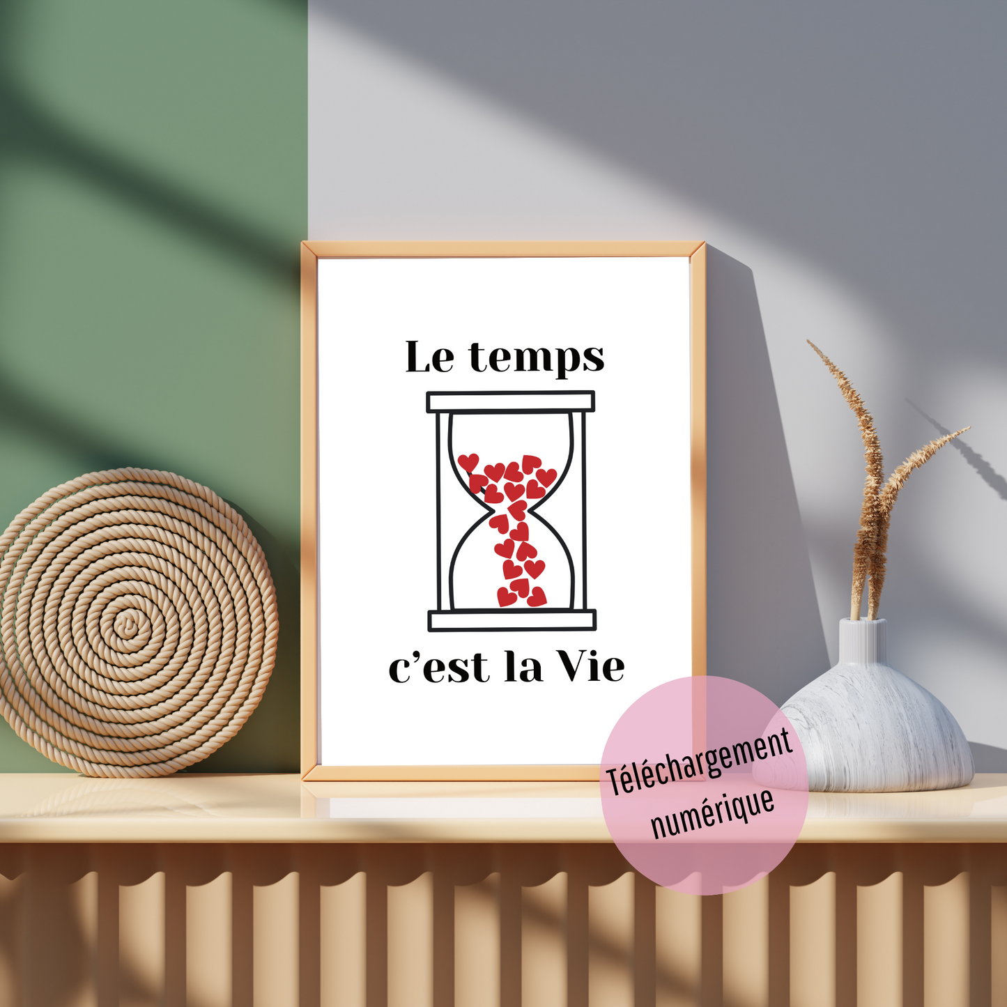 Affiche - Le temps c'est la vie