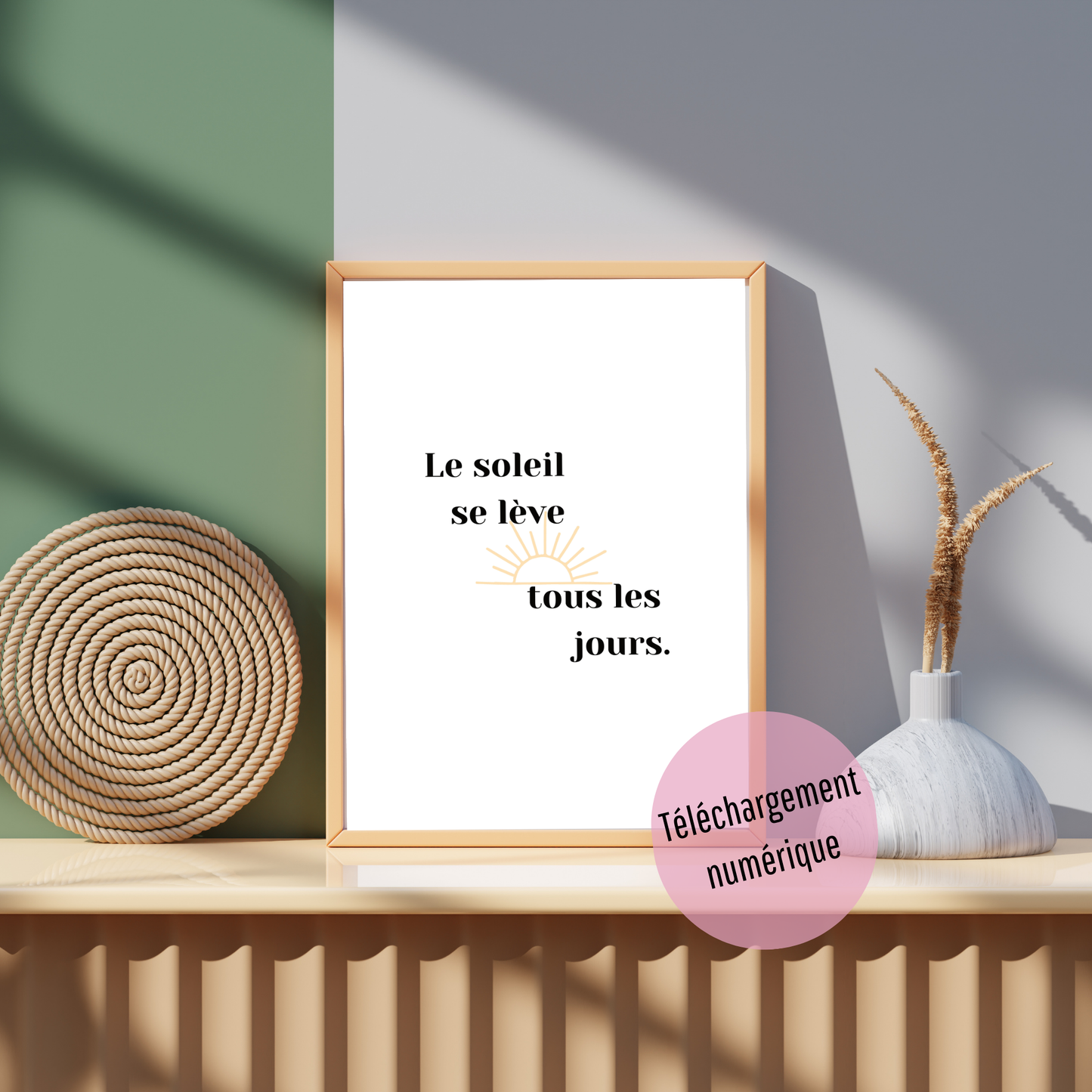 Affiche - Le soleil se lève tous les jours