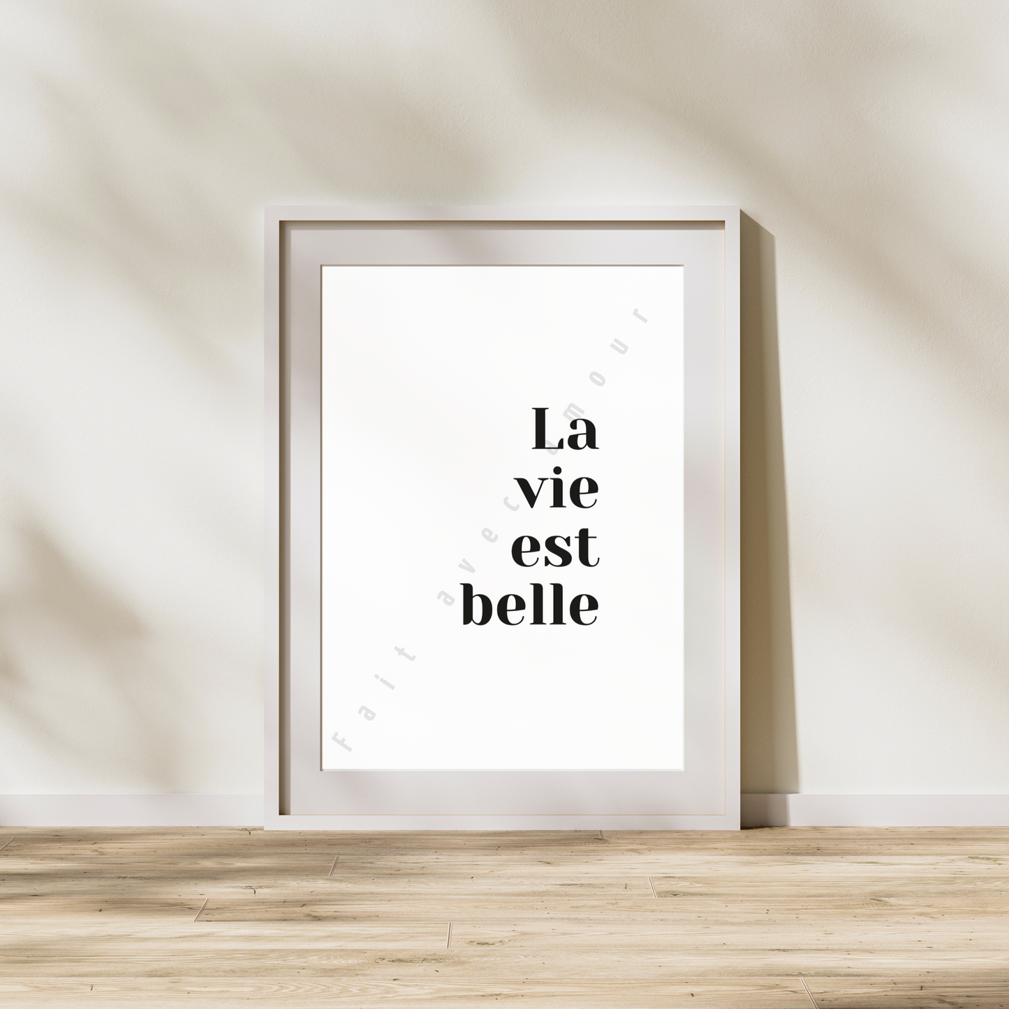 Affiche - La vie est belle